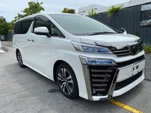 2018 Toyota Vellfire 2.5 ZG NFL SUNROOF 3 LED DIM UNREG