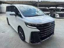2025 Toyota Vellfire 2.4 Z Premier [ GRADE 6A / 7K KM ] Brown Interior With Twin Moonroof , HUD , DIM , BSM , 360 Camera , Spare Tayar [ RECON ]