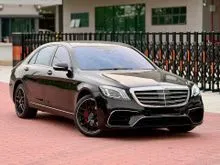 2015 Mercedes-Benz S400L h 3.5 Sedan Convert S63 (A) Burmester Sound, Sunroof, Carbon Alcantara Steering, Rear Entertainment, 360 Camera, Red Calipers