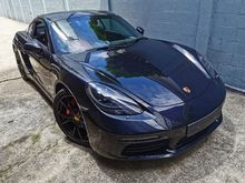 2017 Porsche 718 2.5 Cayman S With Sport Chrono,Sport Exhaust,Sport Plus Mode,Black Exterior And Two Tone Interior Black And Red