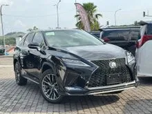 2021 LEXUS RX300 F SPORT MILEAGE 13K GRADE 5A PANORAMIC ROOF HUD 360 CAM BLACK INTERIOR