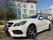 2013 Mercedes-Benz E250 2.0 AMG Coupe Reg.2014 White On Red Panoramic Sunroof Km30rb Antik #AUTOHIGH #BEST DEAL