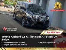 2017 Toyota Alphard 2.5 G MPV Pilot Seat AT Black On Beige NIK 2017 [ LOW KM 39RB ]