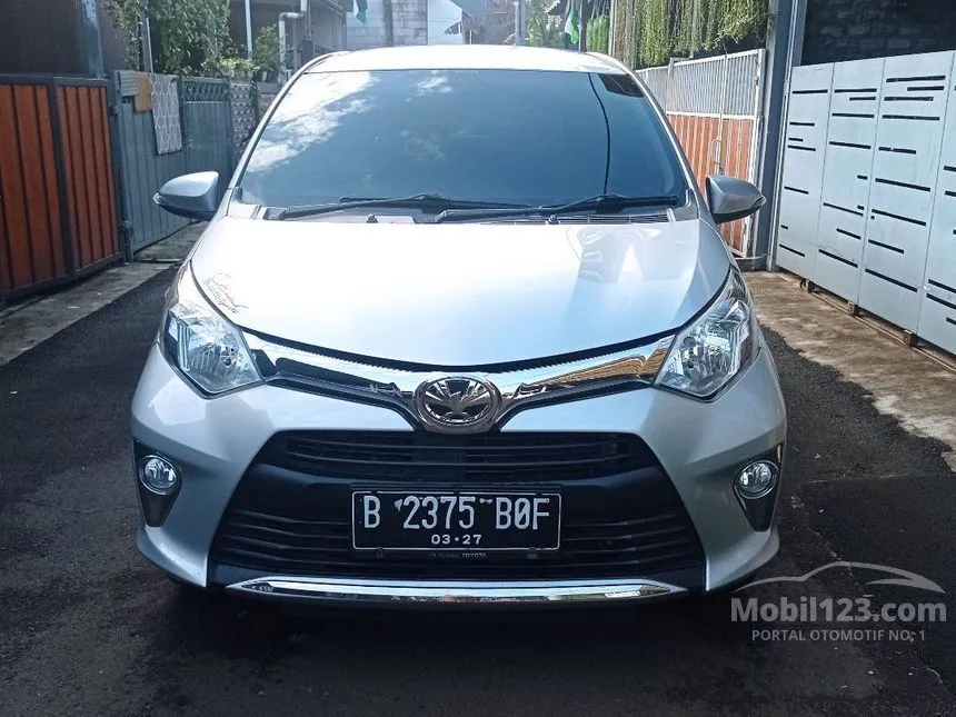 Jual Mobil Toyota Calya 2017 G 1.2 di Jawa Barat Automatic MPV Silver Rp 108.000.000