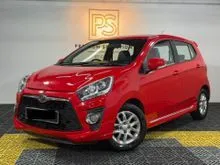2016 Perodua AXIA AV 1.0(A)Advance Hatchback HIGH SPEC/ ORI LOW 97K MIL/P.SIDE MIRRORS/PARKING SENSORS/BIG TOUSCREEN/ F. LEATHER SEAT / FREE WARRANTY
