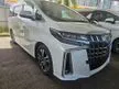 Recon 2021 Toyota Alphard 2.5 G SC SUNROOF DIM BSM UNREG GRAQDE 4.5 CAR