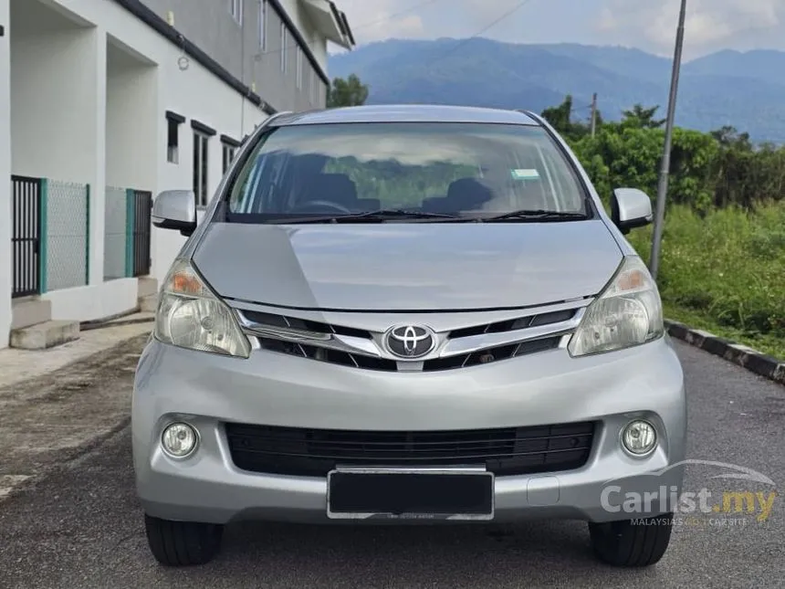 2012 Toyota Avanza G (Metallic) MPV