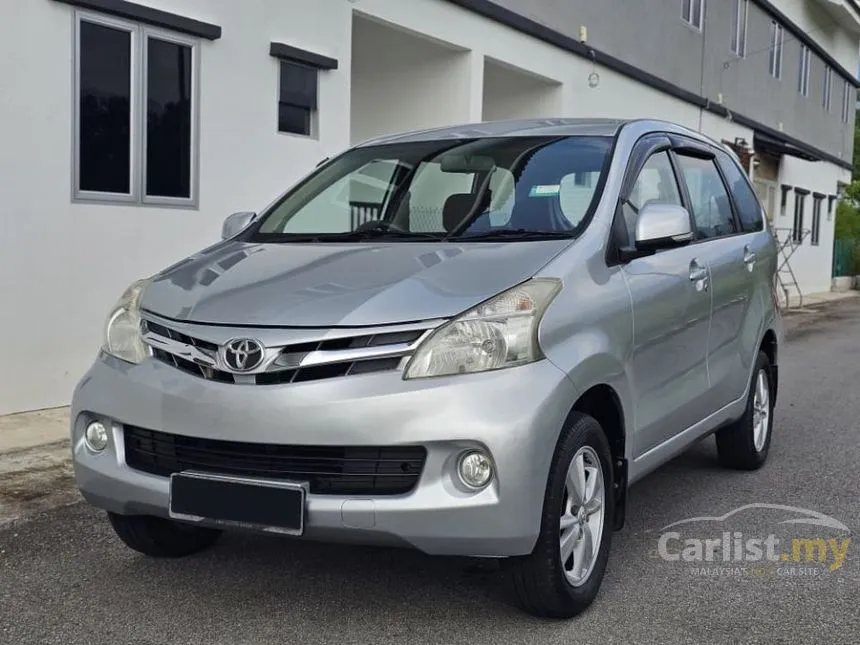2012 Toyota Avanza G (Metallic) MPV