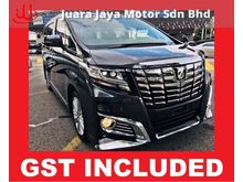 2016 Toyota Alphard 2.5 7 SEAT 2PD GST INCLUDED