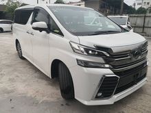 2015 Toyota Vellfire 2.5 ZG SUNROOF PRE CRASH SYSTEM UNREG15