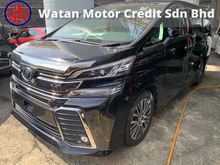 2016 Toyota Vellfire 2.5 ZG Unregister Full Spec Leather Seat JBL Home Theater Pilot Seat Ori 360 Surround Camera 2Yrs Warranty Sales Tax Holiday
