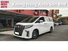 2017 Toyota Alphard 3.5 MPV GL MODEL (A) REG JULY 2018, 1 CAREFUL OWNER, F/S/RECORD, L/MIL - 109K KM, GPS, FREE 2 YEARS CAR WARRANTY, 18 S/RIMS