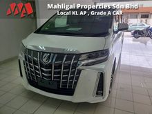 2019 Toyota Alphard 2.5S C Package Original Japan Mileage 10,159 km only with 2 Alpine TV & Sunroof