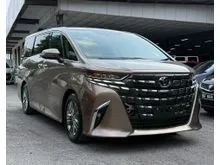 2025 Toyota Alphard 2.5 Z Modelista MPV LOW MILEAGE**SUNROOF**SIDESTEP**HUD**DIM**REAR MONITOR**360 CAM**WIRELESS CHARGER**AGH40**PRICE NEGO