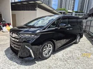 2024 Toyota Alphard 2.5 Z BASE MODEL/NO SUNROOF/DIM/BSM/GRADE4.5A/3K KM MILEAGE
