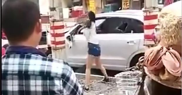VIDEO: Woman Wrecks Brand New Audi Q3 Gifted To Her Because It’s Too Small