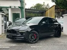 2022 Porsche Macan GTS 2.9 V6 TWIN TURBO SPORT SEAT RACE TEX INTERIOR SPORT CHORNO SPORT EXHAUST PASM SURROUND CAM PDLS HEADLAMP RS SPYDER WHEELS
