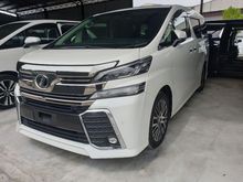 2017 Toyota Vellfire ZG 2.5 UNREG
