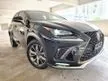 Recon Lexus NX300 2.0 F Sport 2019 MID YEAR SALES Paddle Shift Push Start Memory Seat DRL LKA Power Boot Reverse and Side Parking Camera