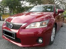 LEXUS CT200 HYBRID 1.8(A) LUXURY HATCHBACK ORIGINAL CONDITIONS TIP TOP