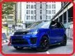 Recon UNREG 2019 Land Rover Range Rover Sport 5.0 SVR FULL CARBON PACK PANORAMIC ROOF HUD SURROUND CAM REAR ENTERTAINMENT SPORT EXHAUST AMBIENT LIGHT FULL