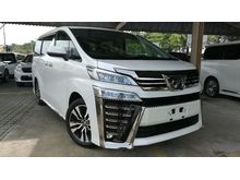 2018 UNREGISTERED T. VELLFIRE ZAG 3.5 FULL SPEC GENUINE(JBL SOUND)(360 CAMERAS)(TAX HOLIDAYS)(STRICTLY ORI MILEAGE)(YEAR END PROMOTION)(HIGH GRADE)