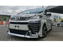 2018 FULL SPEC(CNY & MCO 2.0 PROMOTION OFFER)T. VELLFIRE ZAG 3.5(JBL SOUND SYSTEM)(4 CAMERAS)(TAX HOLIDAYS) (STRICTLY ORI MILEAGE)(QUALITY ASSURED)