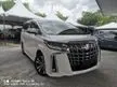 Recon 2021 Toyota Alphard 2.5 SC Package MPV 3 EYE LED/SUNROOF/DIM/BSM/PILOT SEATS/PRE CRASH/LKA/FULL LEATHER SEATS UNREGISTERED