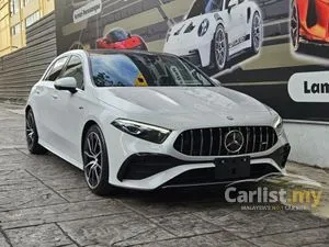 2023 Mercedes-Benz AMG A35 2.0 4MATIC HATCHBACK [FACELIFTED, 22K KM, JP UNIT, RECARO BUCKET SEATS, PANAROMIC ROOF, HUD, 360CAM]