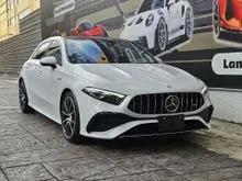 2023 Mercedes-Benz AMG A35 2.0 4MATIC HATCHBACK [FACELIFTED, 22K KM, JP UNIT, RECARO BUCKET SEATS, PANAROMIC ROOF, HUD, 360CAM]