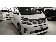 2013 Toyota Vellfire 2.4 Z Golden Eyes / ALPHINE REAR TV / ALPHINE FRONT MONITOR / TIPTOP CONDITION / READY STOCK