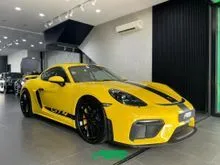 2020 Porsche 718 4.0 Cayman GT4 Coupe Unreg