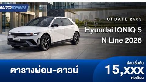 ตารางผ่อน Hyundai IONIQ 5 N Line ประกอบไทย รุ่นใหม่