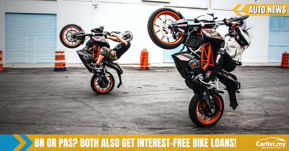Interest-free bike loans if BN wins in Terengganu, PAS also the same