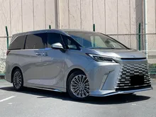 Incoming Unregister 2025 Lexus LM500h Version L Rare Atomic Silver Paint Genuine Modellista Aero Kits Mark Levinson Sound System Massage & Aircond..