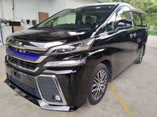 2017 Toyota Vellfire 2.5 Z G Edition MPV 360 Surround Camera , Sunroof , Full Leather , Low Mileage , Unregistered