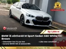 2024 BMW i5 0.0 eDrive40 M Sport Sedan G60 White [ LOW KM 14RB ]