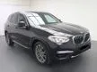 Used 2018 BMW X3 2.0 xDrive30i Luxury SUV Full Service Record One Yrs Warranty Tip Top Condition