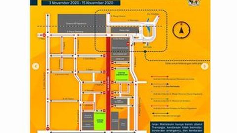 Ini Rute Rekayasa Lalu Lintas Penutupan Kawasan Malioboro