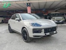 2023 Porsche Cayenne Coupe 3.0 SUV (New Facelift) Sport Chrono / Moon ROOF / 360 Camera / Power Boot / Grade 5A