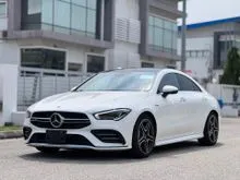 2022 Mercedes-Benz AMG CLA35 2.0 4MATIC Coupe (A) READY STOCK [UNREG] PERFORMANCE PKG, 360 CAMERA, HEAD UP DISPLAY, PANORAMIC SUNROOF