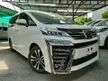 Recon 2019 Toyota Vellfire 2.5 ZG Edition * SUNROOF * DIM * BSM * LKA * PCS ** PROMOTION DEAL ** (UNREGISTERED) - Cars for sale
