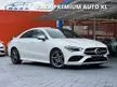 Recon 2019 Mercedes Benz CLA220 2.0 AMG Line Premium Coupe LOW MILEAGE BURMESTER SOUND PANORAMIC SUNROOF RAYA SPECIAL OFFER DISCOUNT FREE WARRANTY FREE GIFT