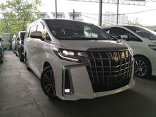 2018 Toyota Alphard 2.5 G S C Package MPV RAYA OFFER
