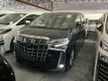 Recon 2018 Toyota Alphard 2.5 G S MPV HIGH SPEC ** SUNROOF / ALPINE FULL SET / 7S / 2PD ** FREE 5 YEAR WARRANTY / FREE TINTED ** GRAB IT NOW **