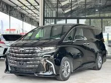 UNREG 2025 Toyota Alphard 2.5 Z Spec, Universal Side Step, Advance Park, Teammate System, DIM, BSM, Memory Seat, 360 Camera,  MIL 13K ONLY