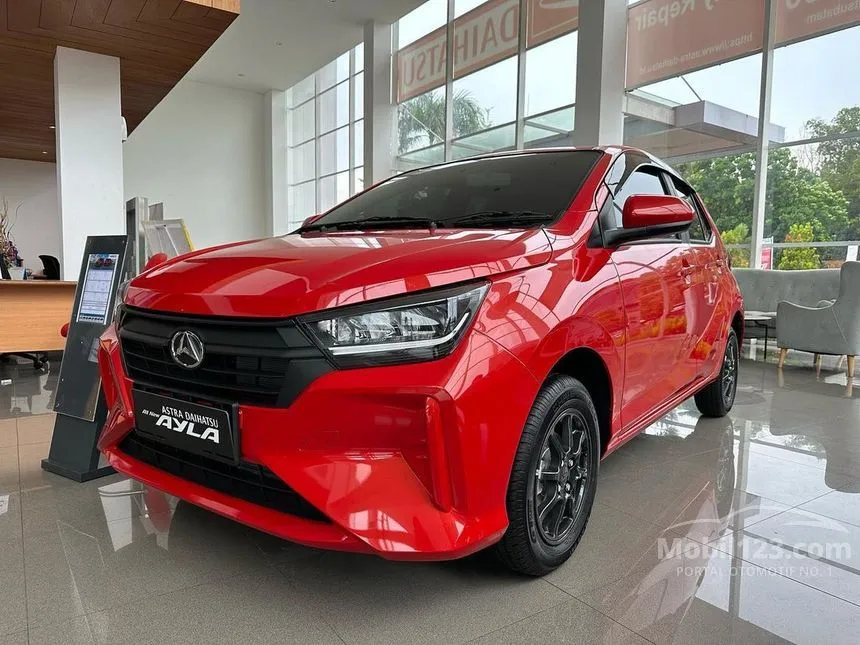 Jual Mobil Daihatsu Ayla 2024 R 1.2 di Banten Automatic Hatchback Merah Rp 145.000.000