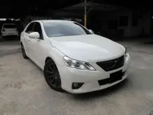 2010/2015 [ LOANKEDAI ] 2010 Toyota Mark X 2.5 250G S Package Sedan DBA-GRX130 PowerSeat Keyless PushStart NAVI ReverseCamera FULLSPEC CBU LikeNEW Reg
