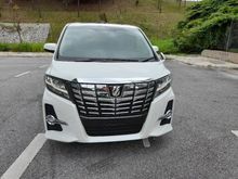 2017 Toyota Alphard 2.5 SC SPEC,SUNROOF/MOONROOF,ORIGANAL DVD PLAYER,ALPINE ROOF MONITOR,PILOT SEAT
