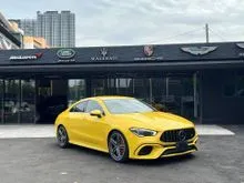 2021 Mercedes-Benz AMG CLA45 2.0 S 4MATIC+ CLA45S,CLA45 S,Yellow,BSM,HUD,Surround Camera,Bucket Seat,Two Tone Interior,Sport Exhaust,CLA45S, CLA45S